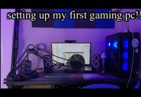 Unboxing my first gaming pc!!