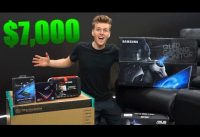 THE $7000 PC UNBOXING + NEW OFFICE SETUP TOUR!