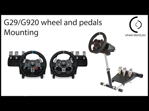 Logitech G29/G920 Setup Video - Wheel, Pedal and Wire fastening.