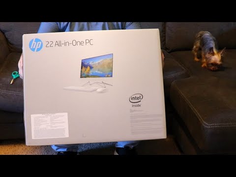 HP 22 All In One DF0003W UNBOXING / Review And First Thoughts // Its Beautiful