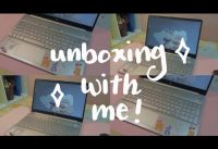 new laptop 2021 ♡ || chill unboxing || hp 15s windows 10