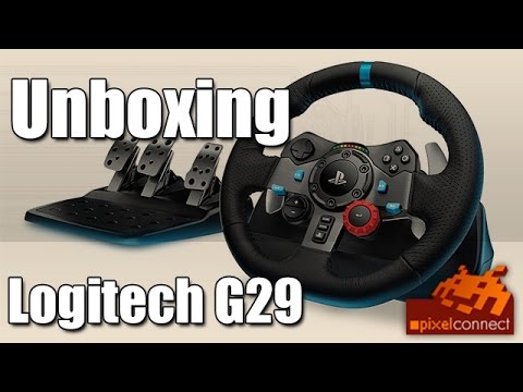 PS4 Unboxing Logitech G29 Lenkrad + PS4-Check (PS5 kompatibel!)