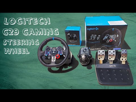 Logitech G29+Shifter Steering Wheel PS4/PC Unboxing Hindi Setup Gaming Racing Simulation Driving