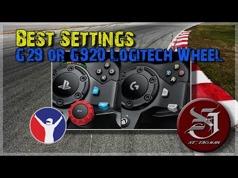 Best Force Feedback Settings G29 or G920 Logitech Wheel | iRacing