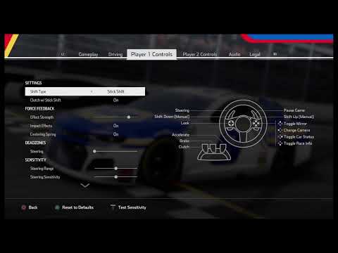 NascarHeat5 G29 Wheel setup