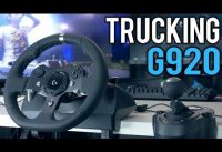 American Truck Simulator on the Logitech G920