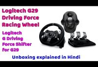 Logitech G29 Unboxing in Hindi | How to Setup Logitech G29 With Driving Force Shifter For Ps4 Pro