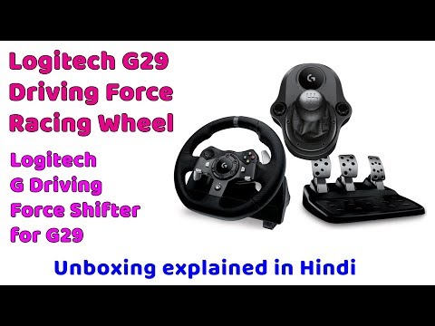 Logitech G29 Unboxing in Hindi | How to Setup Logitech G29 With Driving Force Shifter For Ps4 Pro