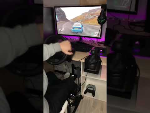 Logitech Car Simulator Complete Setup 🚙 #shorts #logitech #carracing #gamingsetup