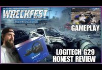 WreckFest PS4 (Logitech G29 Steering Wheel Review) gameplay