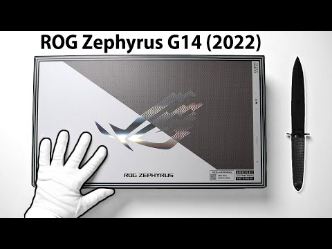 ROG Zephyrus G14 (2022) Gaming Laptop Unboxing + Gameplay