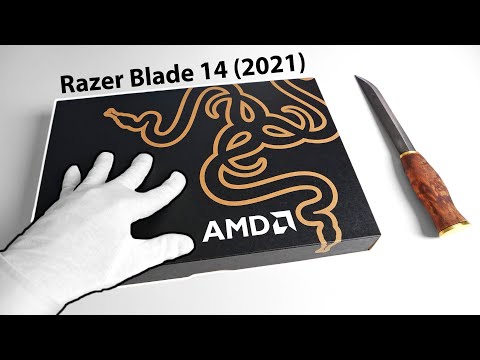 Razer Blade 14 Gaming Laptop Unboxing (2021) + Gameplay