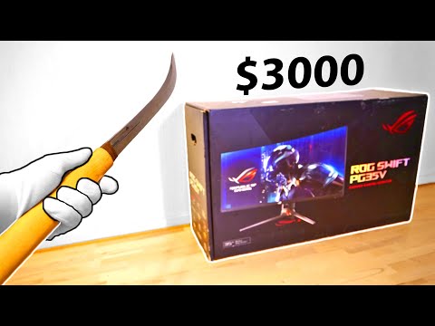 The Ultimate Gaming Monitor Unboxing - 00 ASUS ROG PG35VQ Ultrawide 200Hz