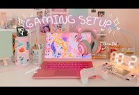 unboxing my cute gaming setup 🎮💞  razer blade & kraken kitty quartz pink