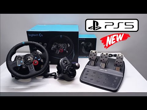 Logitech G29 steering wheel for new PS5/PS4/PS3/PC - Unboxing and Setup.