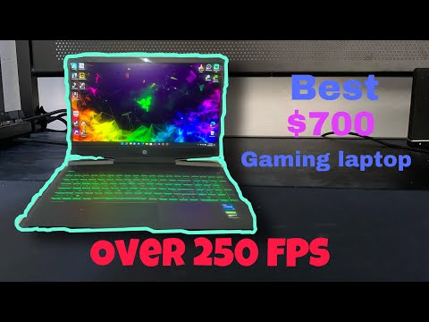 Best 0 gaming laptop | Unboxing and Review on hp pavilion laptop (FORTNITE 200 FPS)