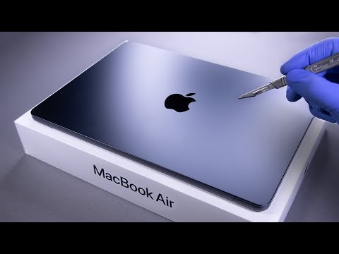 MacBook Air M2 (Midnight) Unboxing - ASMR