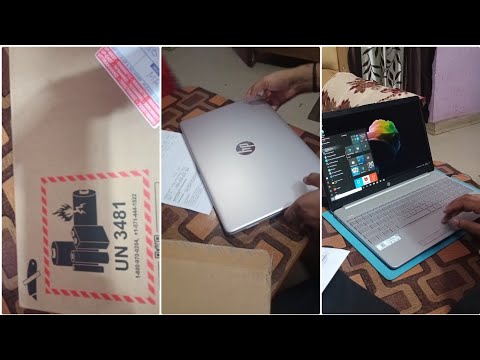 MY New HP Laptop unboxing 🤗 price 40,000 |priyanka khushboo 821|