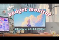 ✨ unboxing xiaomi 23.8" 1C desktop monitor || budget monitor philippines